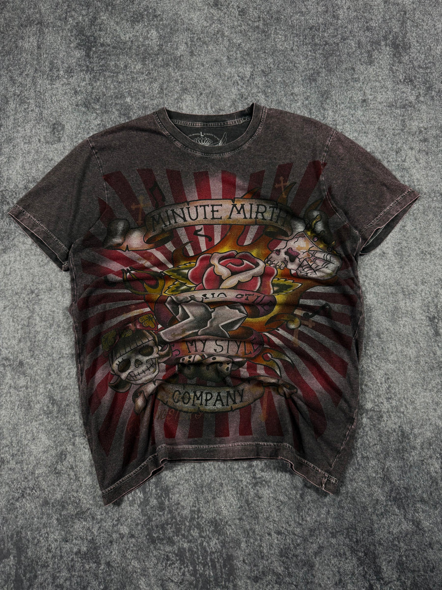 2000s minute mirth shirt (L)