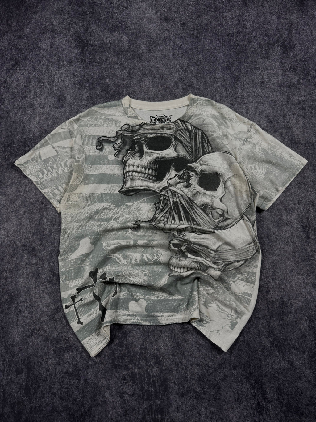 (rare) 2000s mma elite shirt (L)