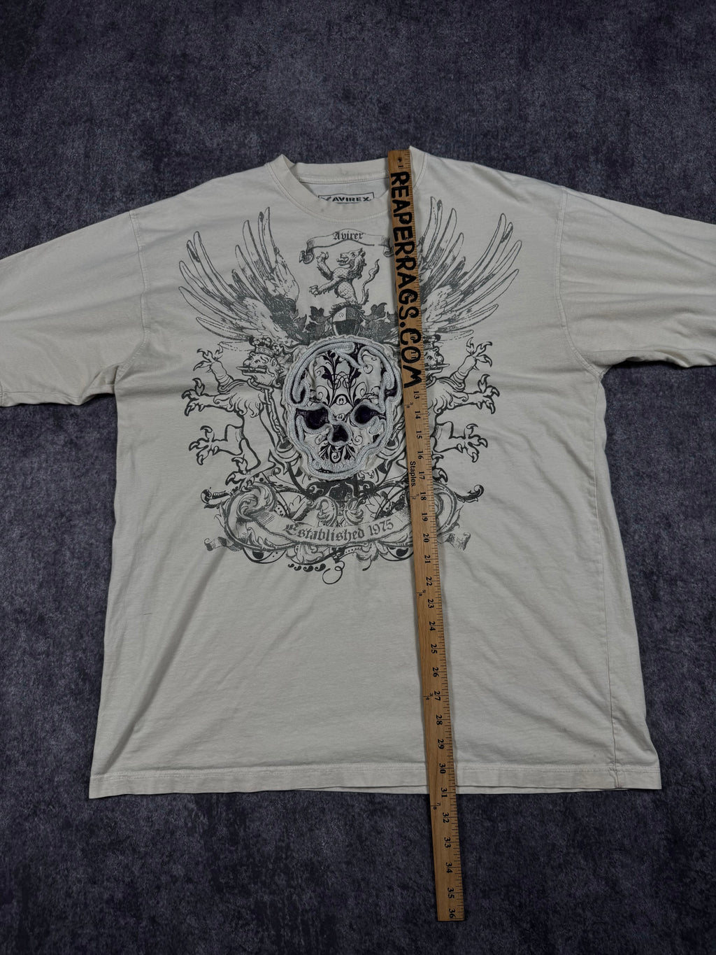 (rare) 2000s avirex shirt (XL)