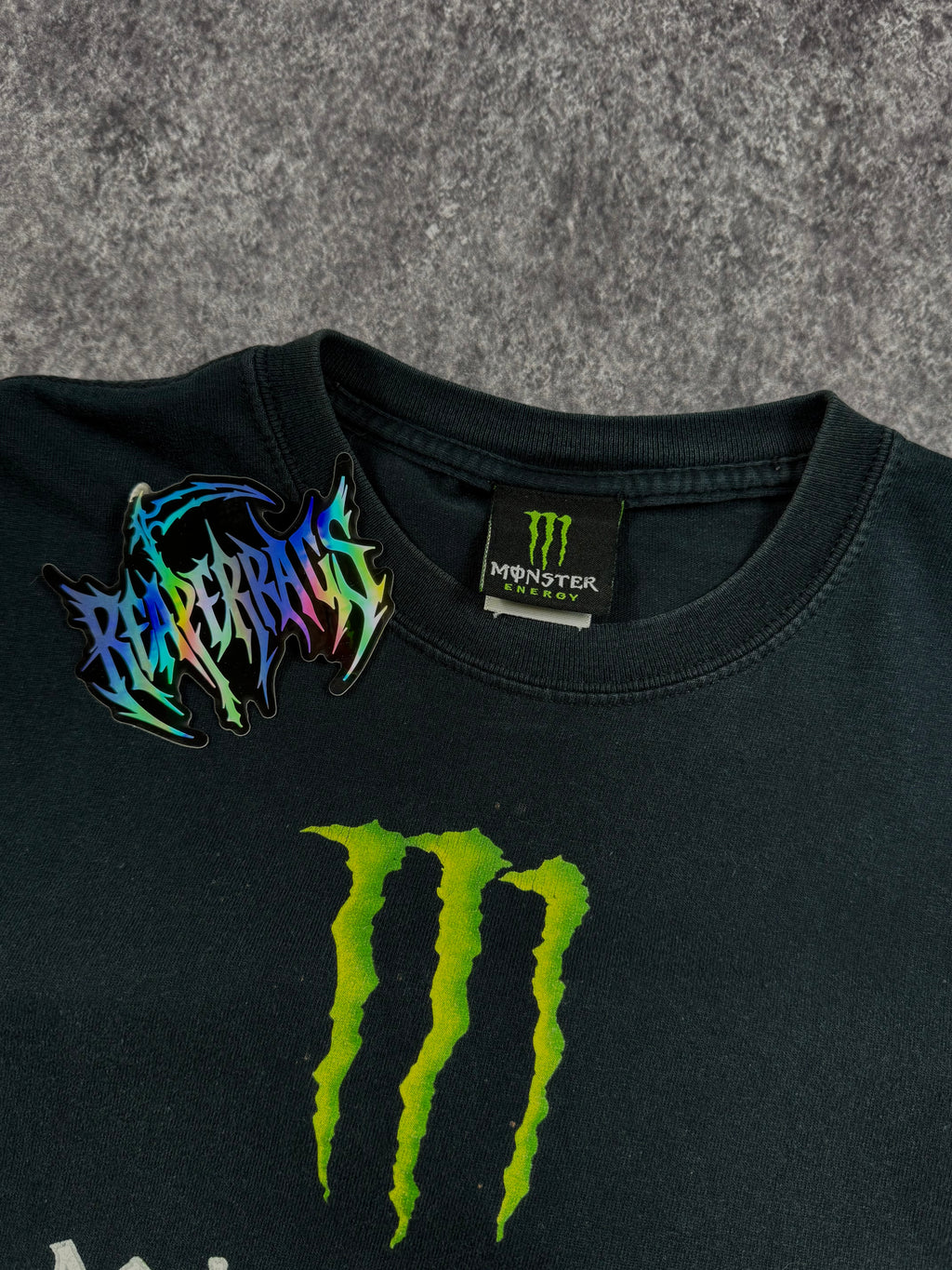 (rare) 2000s monster energy shirt (M)