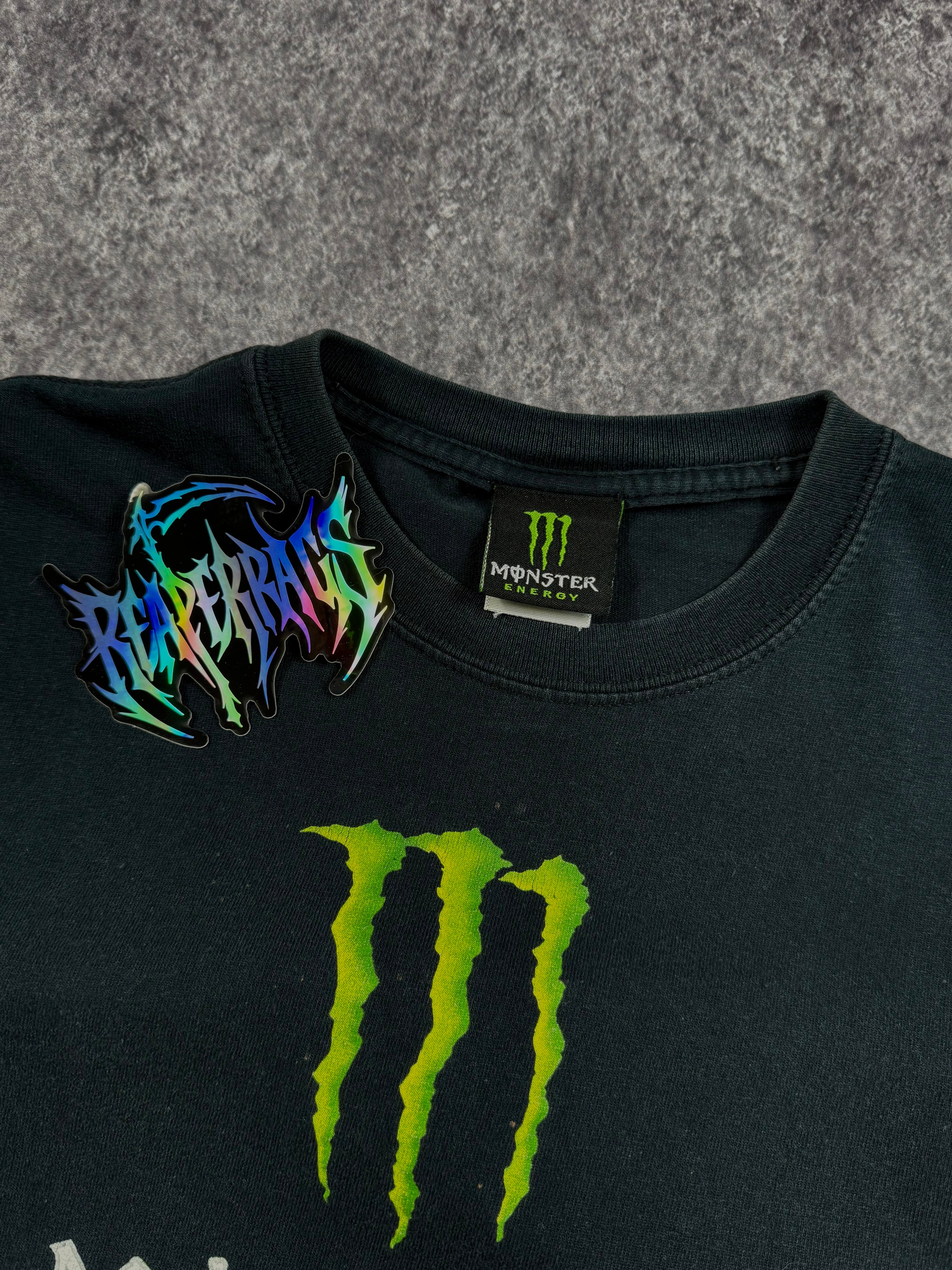 (rare) 2000s monster energy shirt (M)