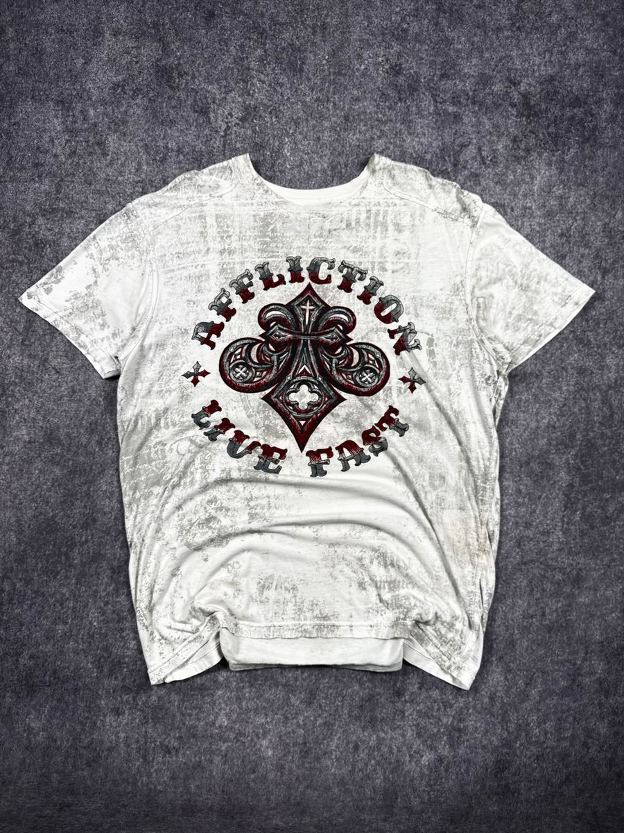 (RARE) 2000S AFFLICTION SHIRT (XL)