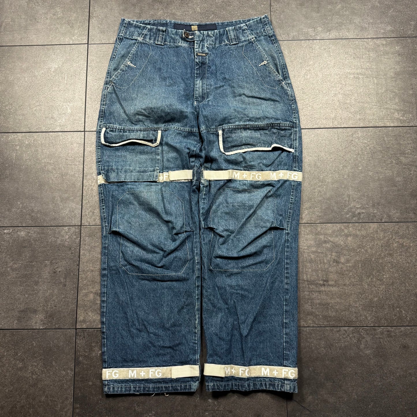 Y2K Marithe Francois Girbaud Baggy Wide Leg Jeans (38x32)