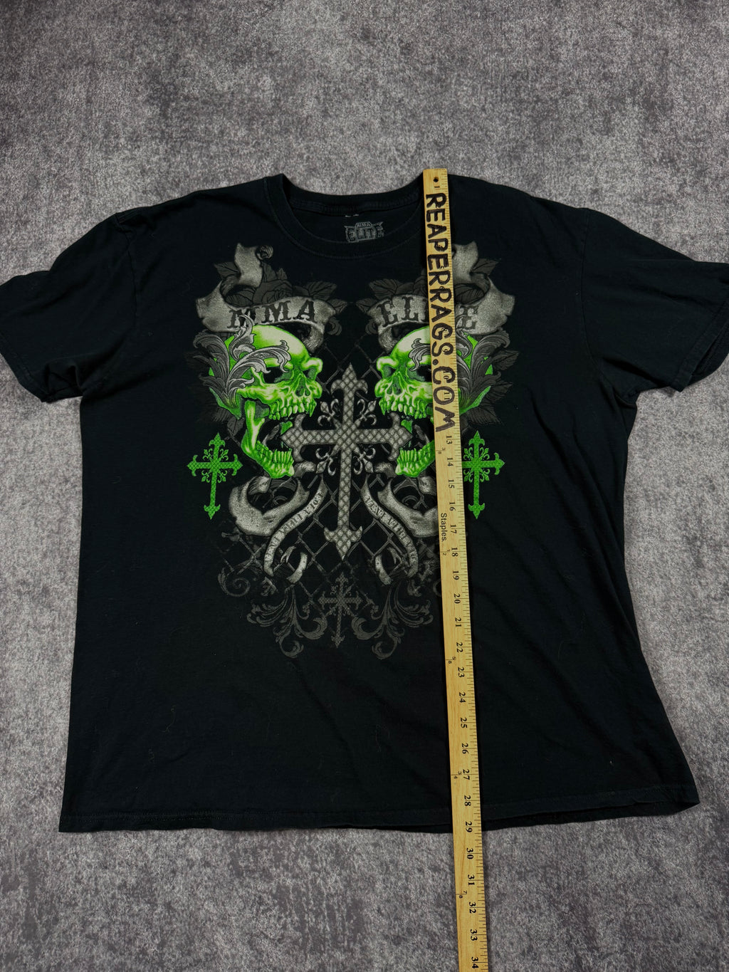 (rare) 2000s mma elite shirt (XXL)