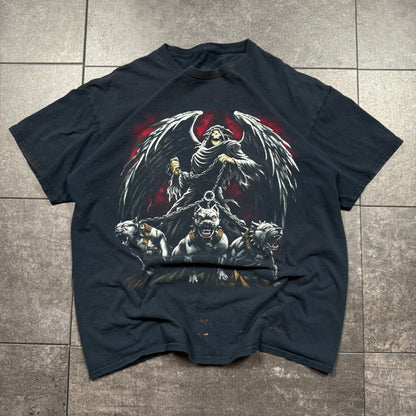 Y2K Grim Reaper Grunge Tshirt (L)