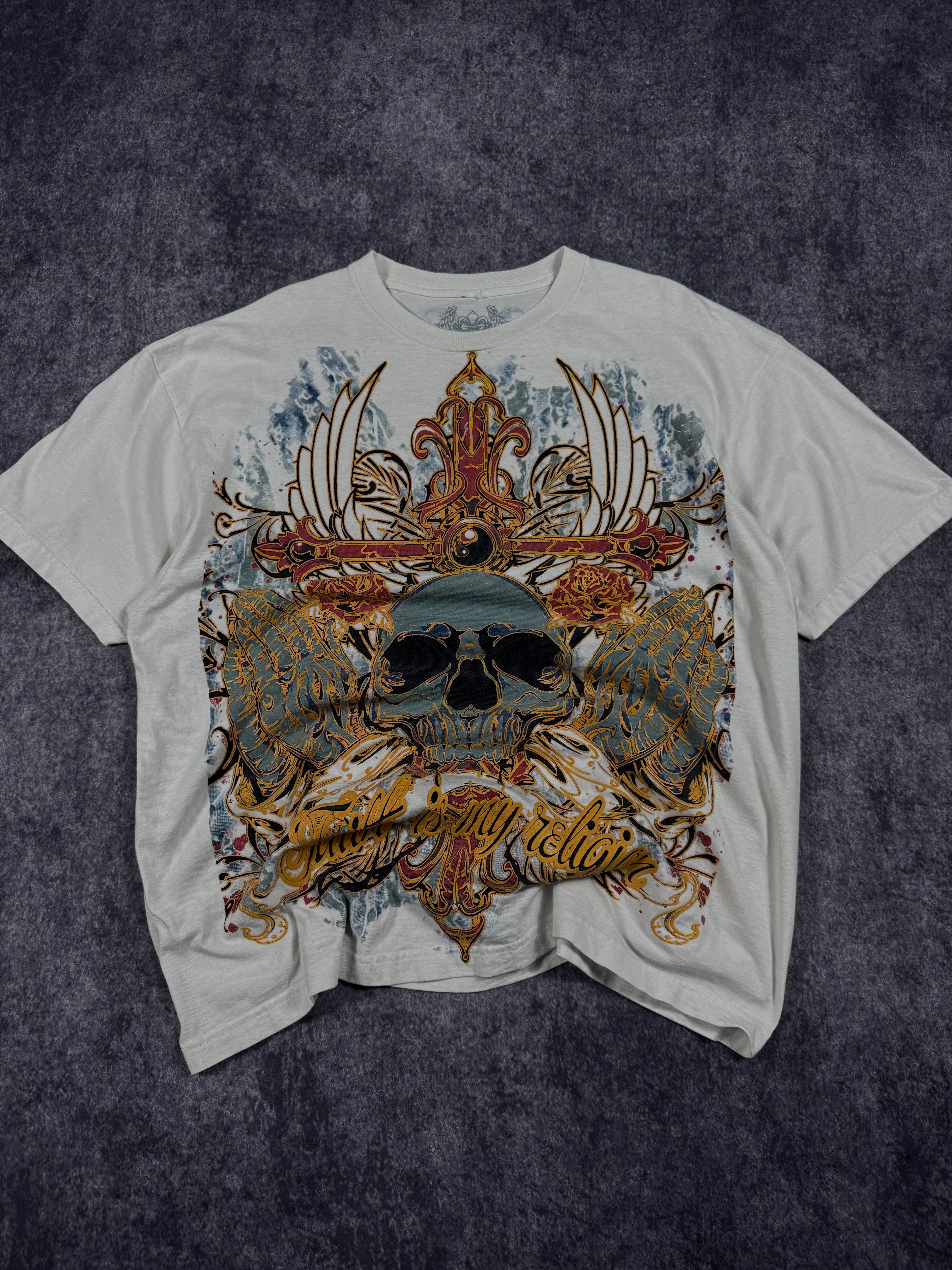 (rare) 2000s vintage couture shirt (XXL)