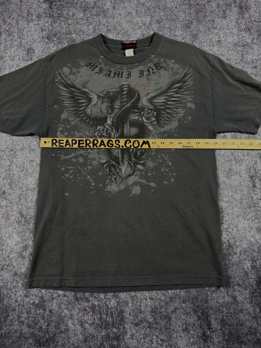 (rare) 2000s miami ink shirt (M)