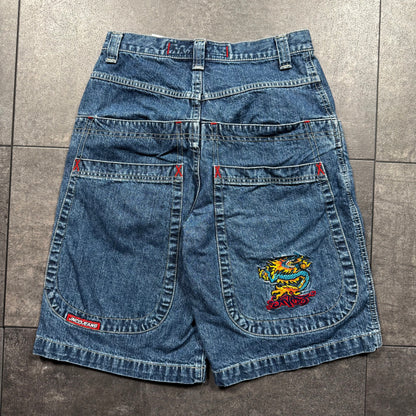 JNCO Dragon Wide Leg Baggy Jorts (27)