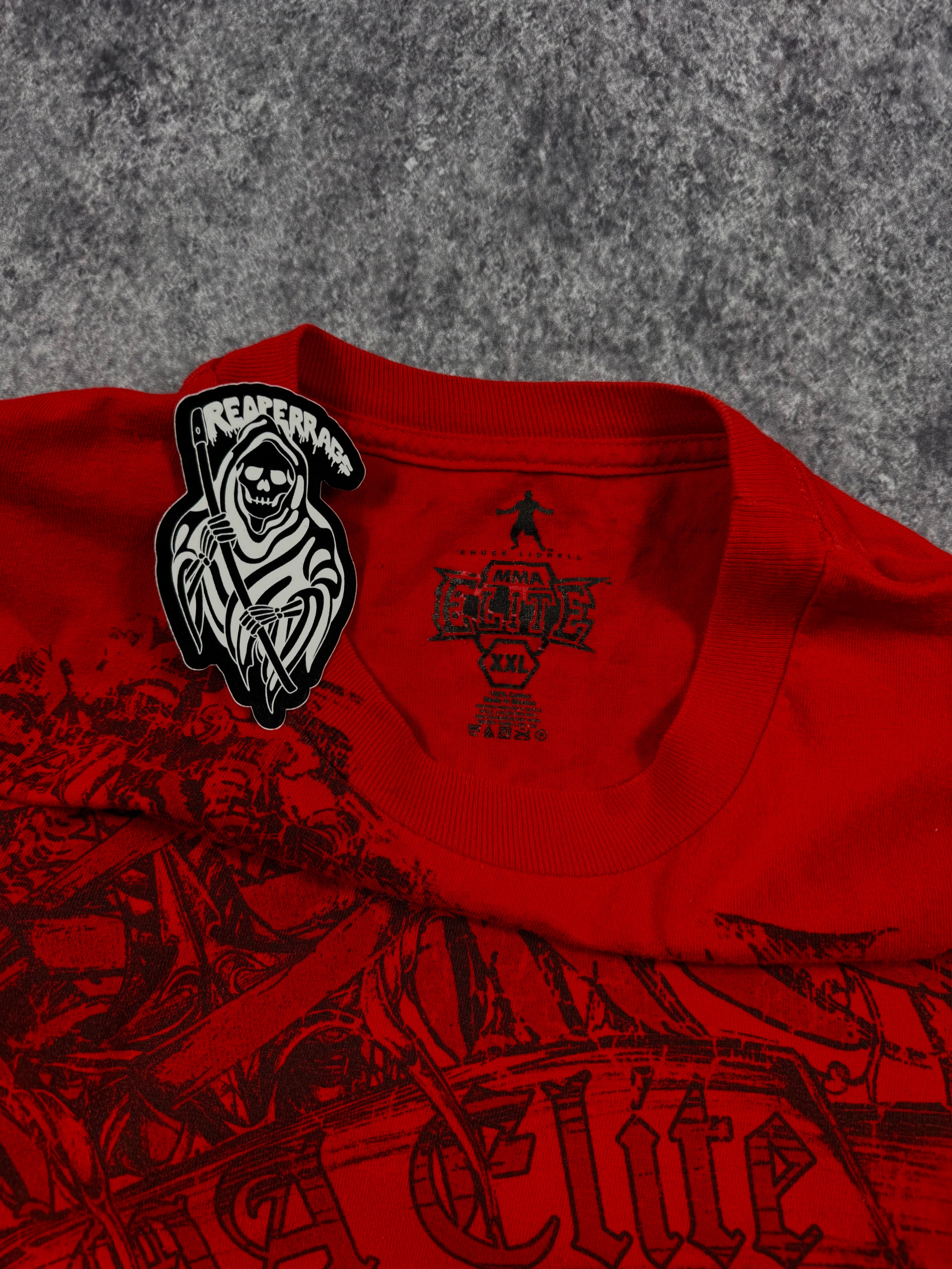 (rare) 2000s mma elite shirt (XXL)