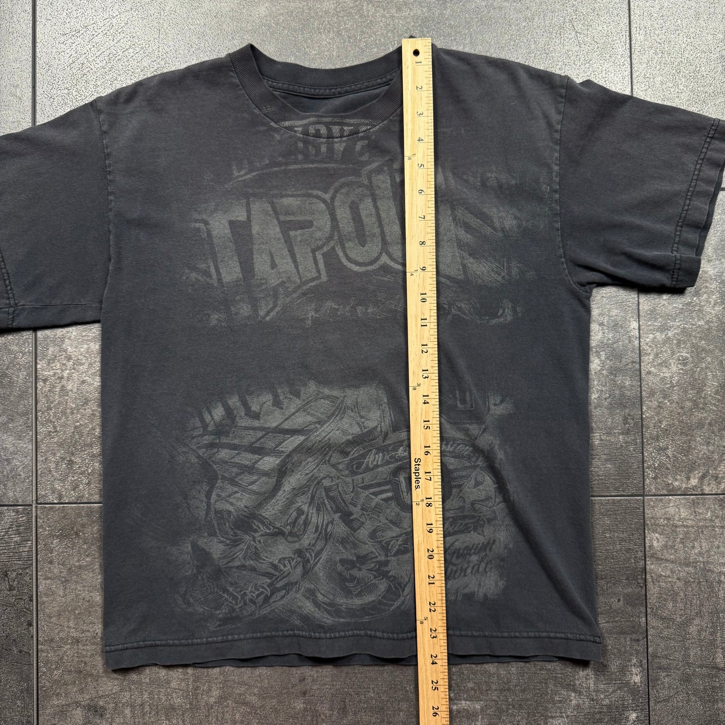 Beautifully Faded Y2K Tapout Tshirt (S)