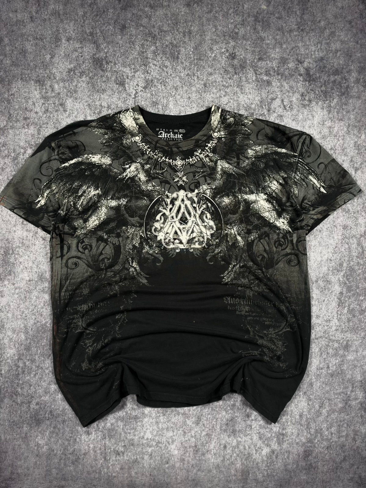 (RARE) 2000S ARCHAIC X AFFLCTION SHIRT (XXL)