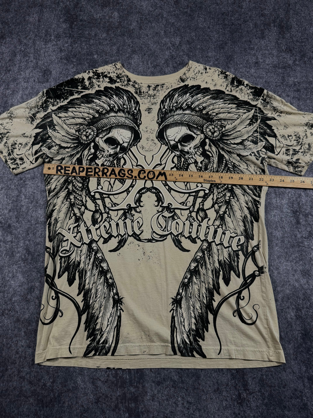 (rare) 2000s xtreme couture shirt (XL)