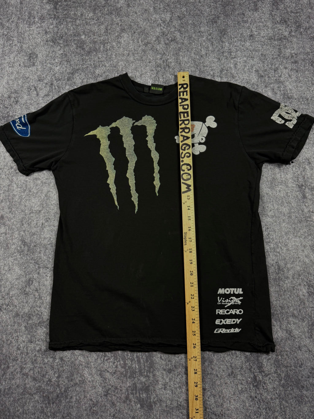 (rare) 2000s monster energy x dc shoes x ken block shirt (M)