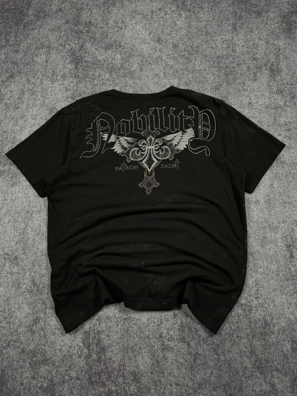 (rare) 2000s black x nobility shirt (L)