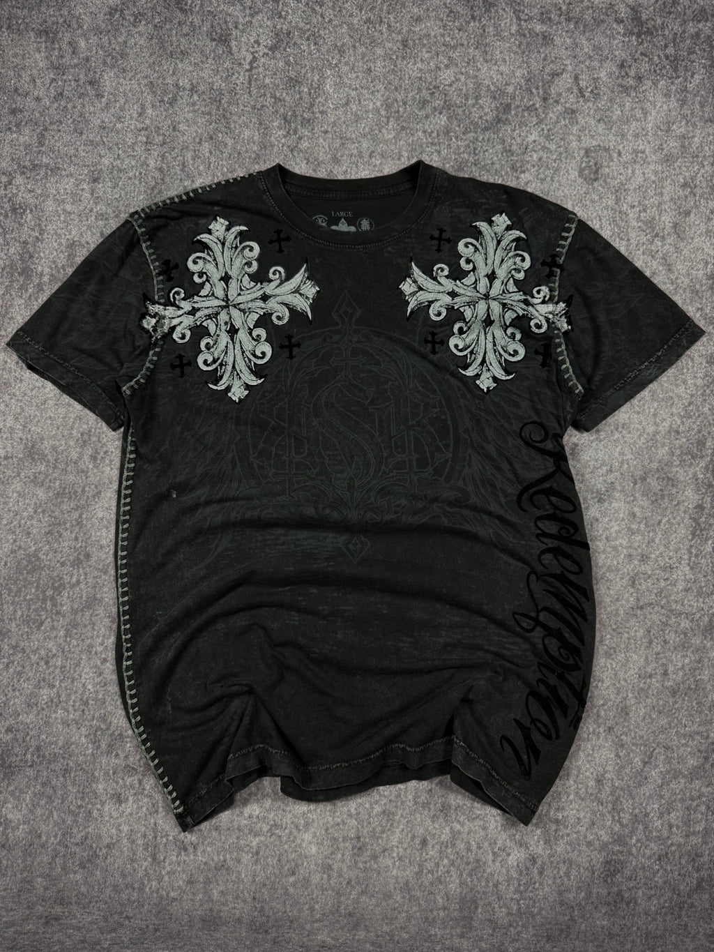 (rare) 2000s raw state shirt (L)