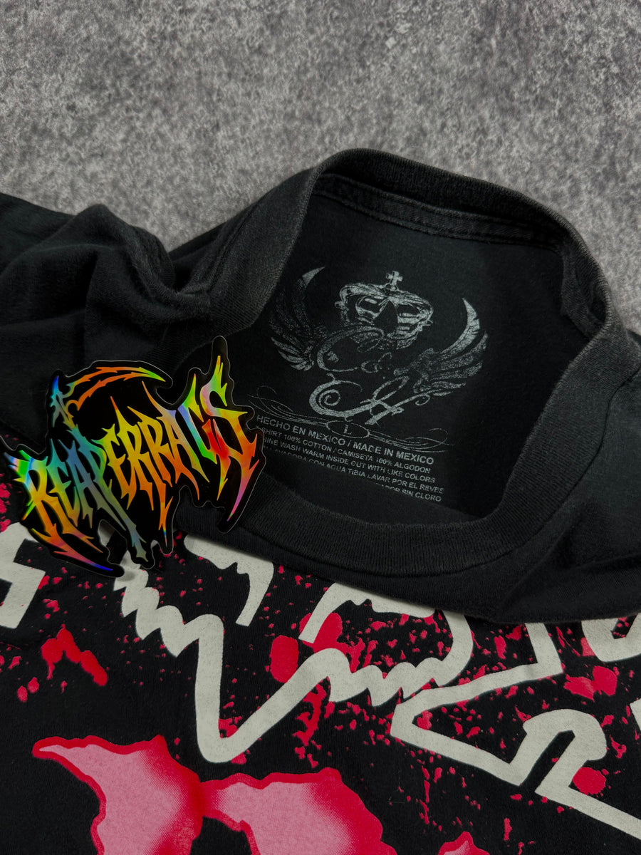 (rare) 2000s monster energy x fox racing shirt (L)