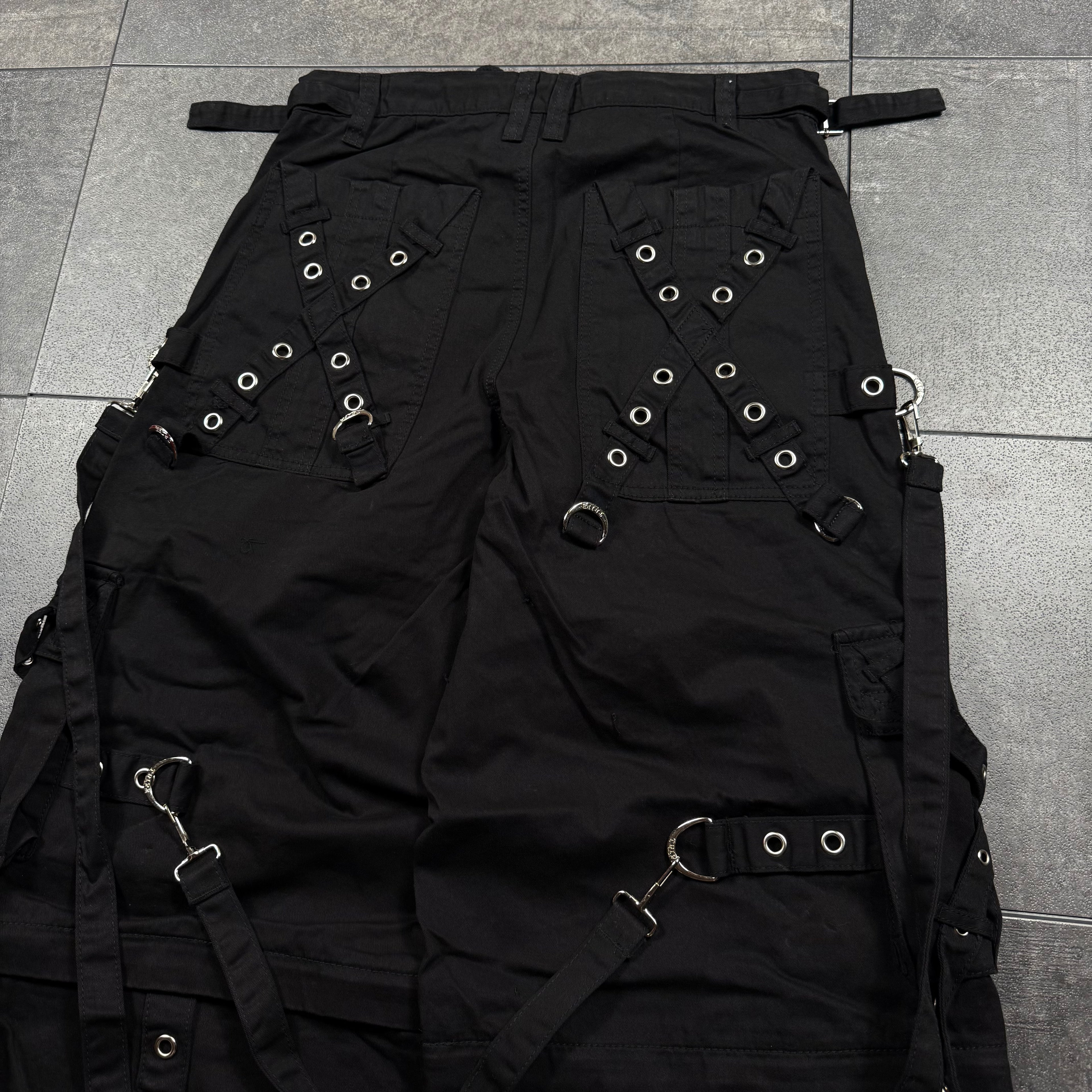 NWT 2000s Tripp NYC X-Strap Zip-Off Pant