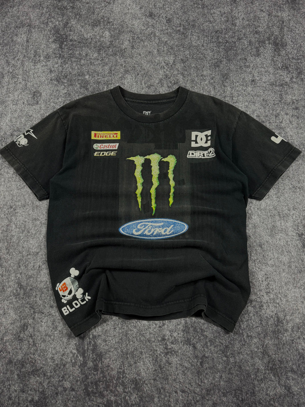 (rare) 2000s monster energy x dc shoes x ken block shirt (M)