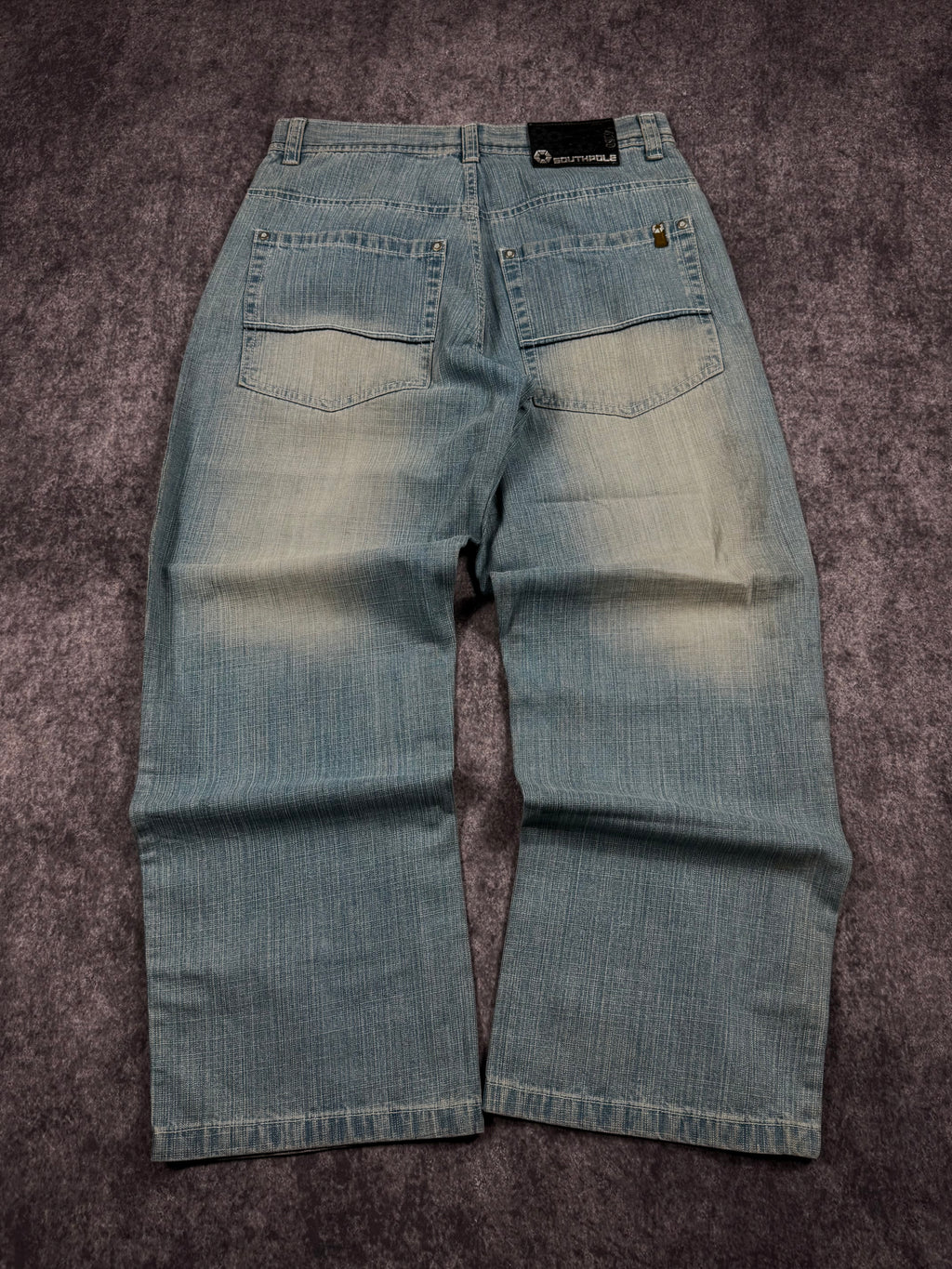 (rare) 2000s southpole brown tab jeans (32x29)
