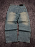 (rare) 2000s southpole brown tab jeans (32x29)