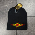 Deadstock 2000s Flaming Cross Beanie (OS)