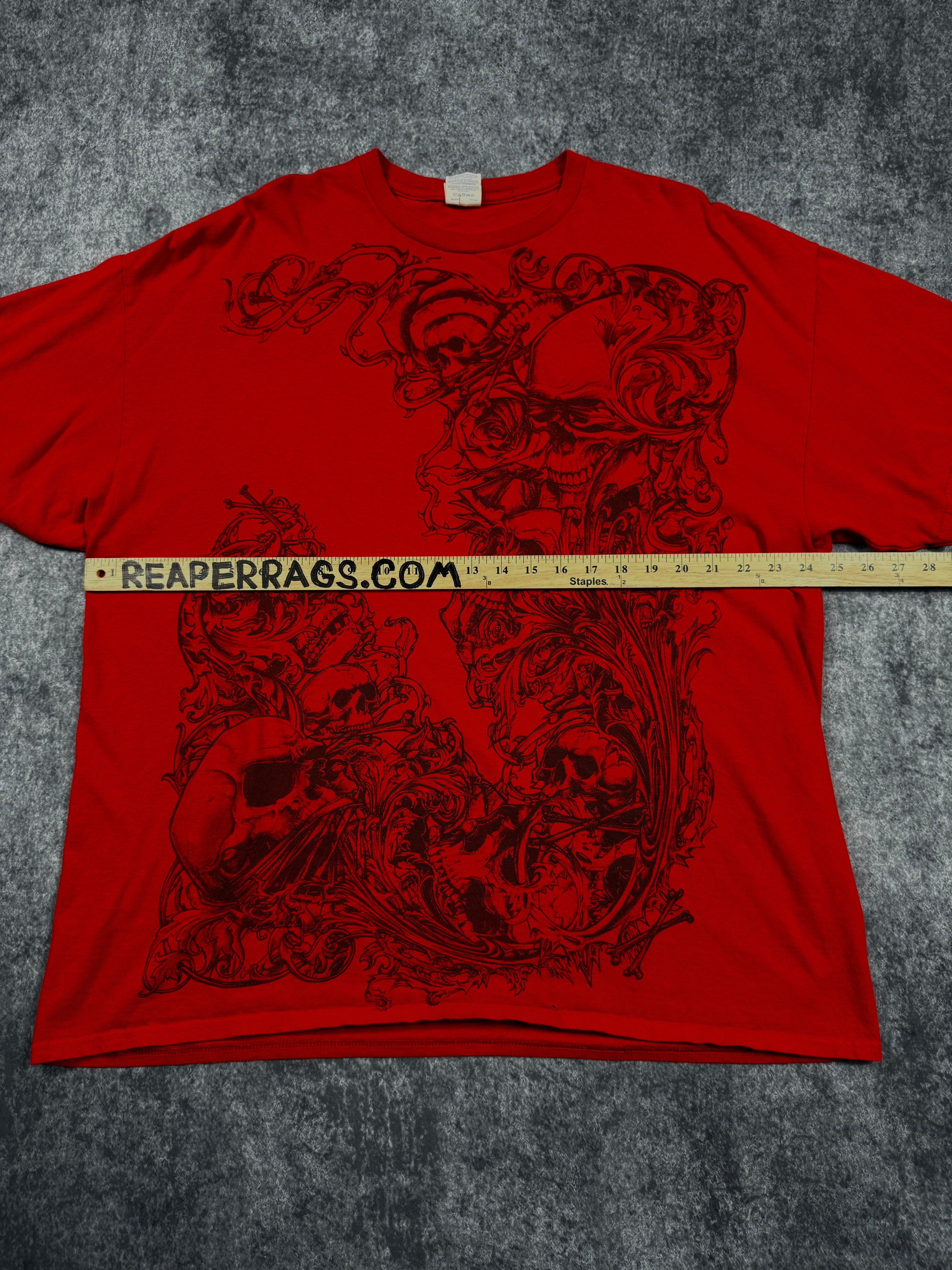2000s skull shirt (XXL)