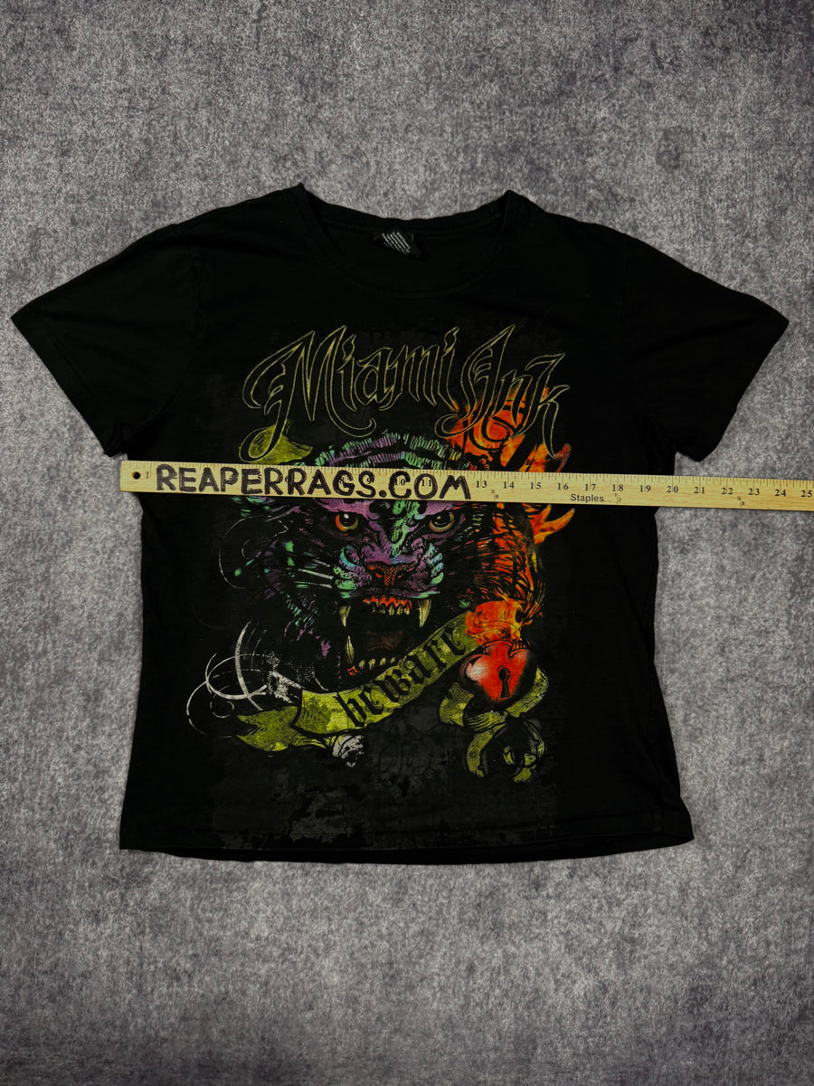 (rare) 2000s miami ink shirt (M)