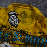 (rare) 2000s attitude gold shirt (XL)