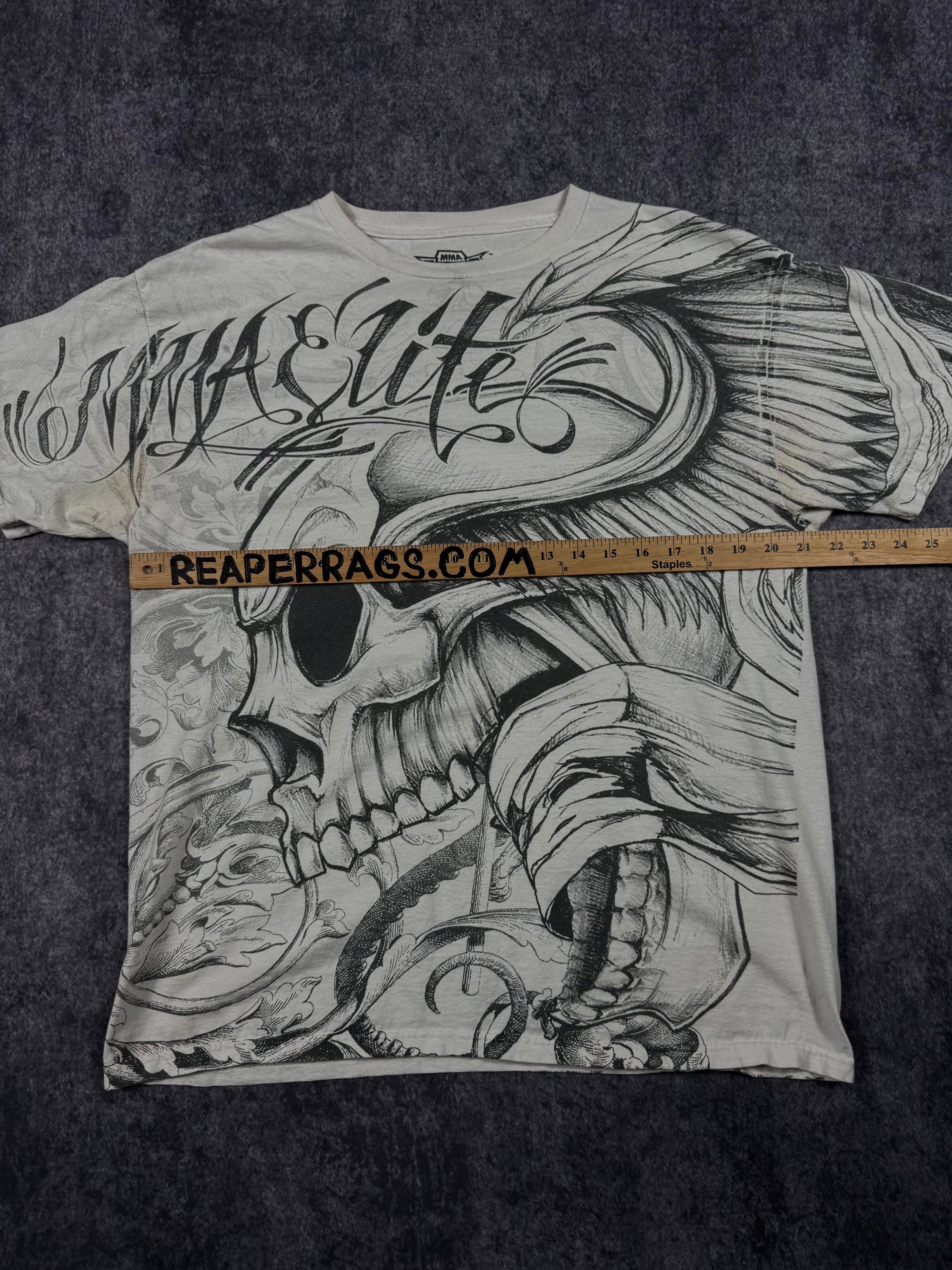 (rare) 2000s mma elite shirt (L)