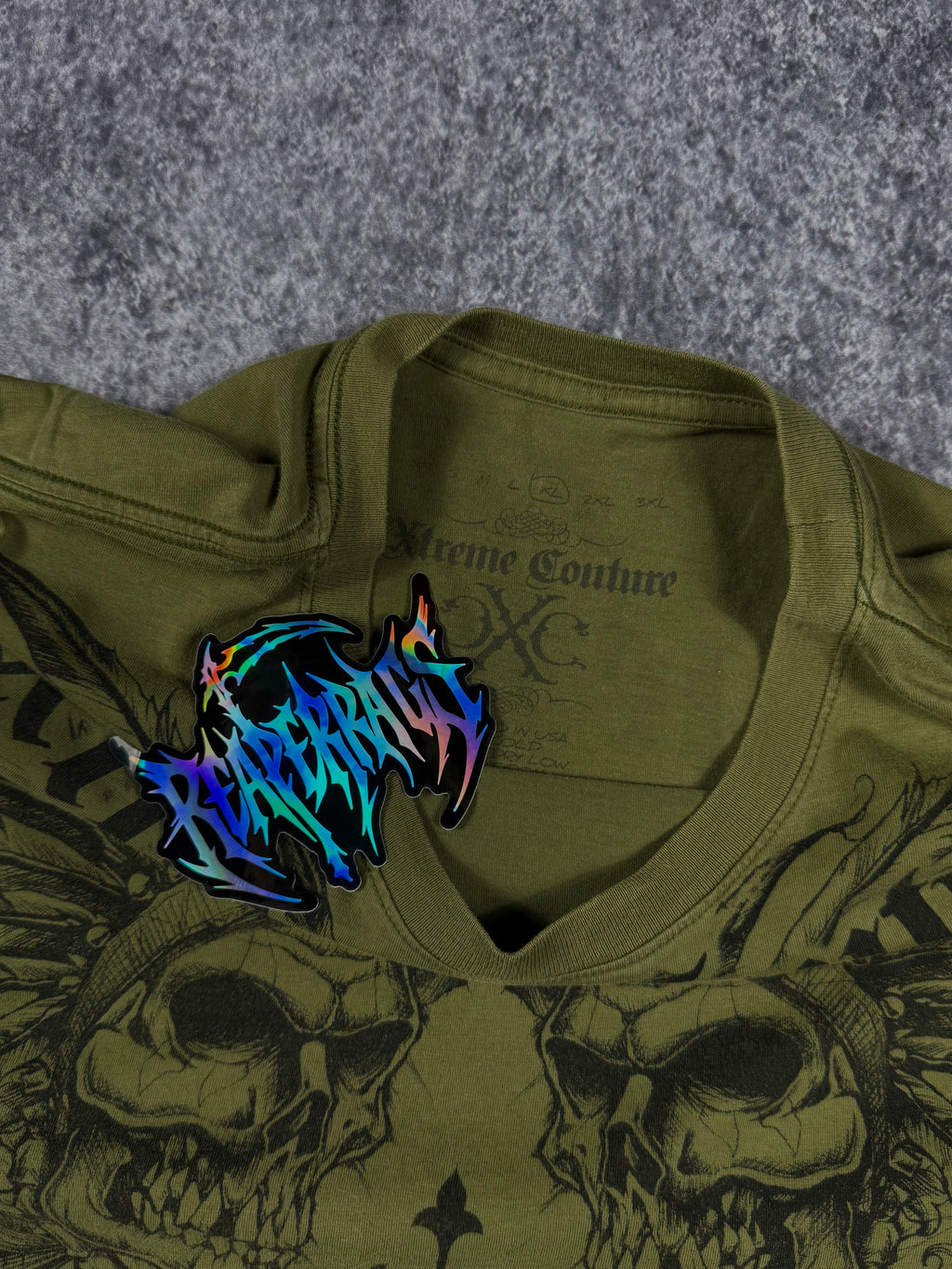 2000s xtreme couture shirt (L)