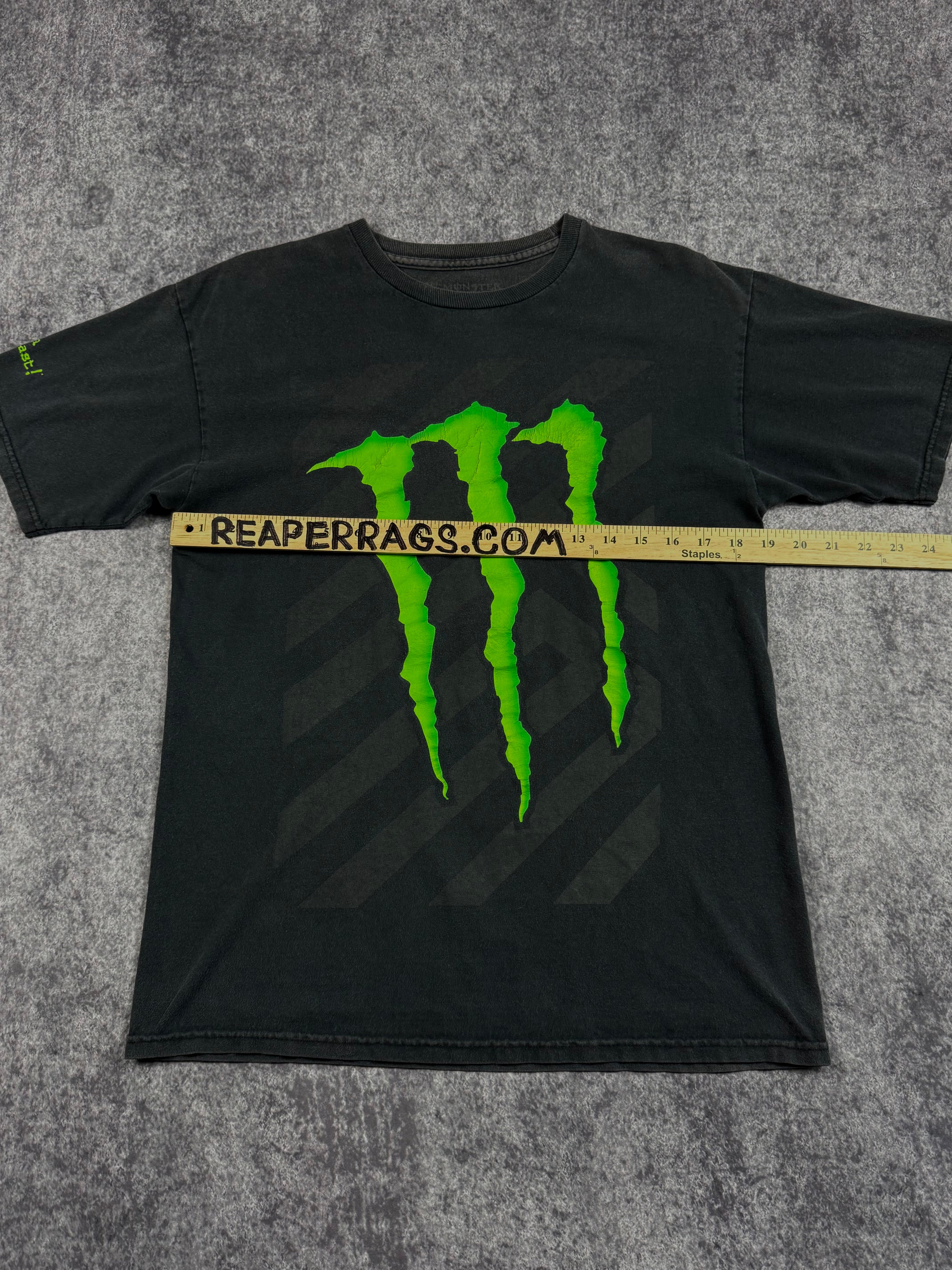 (rare) 2000s monster energy shirt (S)