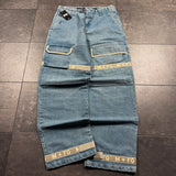 (rare) Deadstock 2000s Girbaud Shuttle Strap Jeans (32x32)