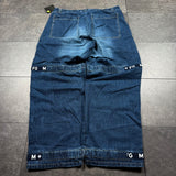 Deadstock Marithe Francois Girbaud Shuttle Strap Jeans (44x33)