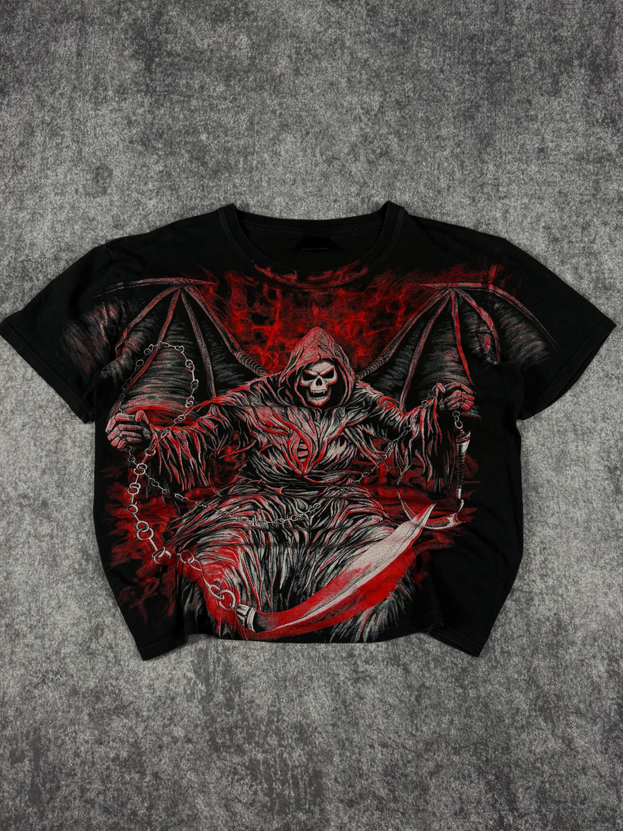 (rare) 2000s grim reaper shirt (L)