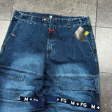 Deadstock Marithe Francois Girbaud Shuttle Strap Jeans (44x33)