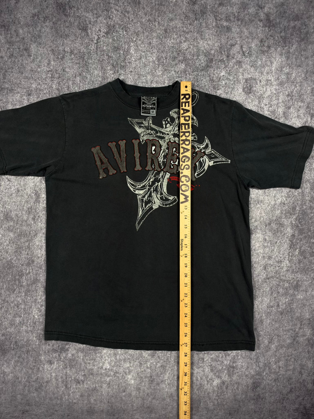 (RARE) 2000s EMBROIDERED AVIREX SHIRT (M)