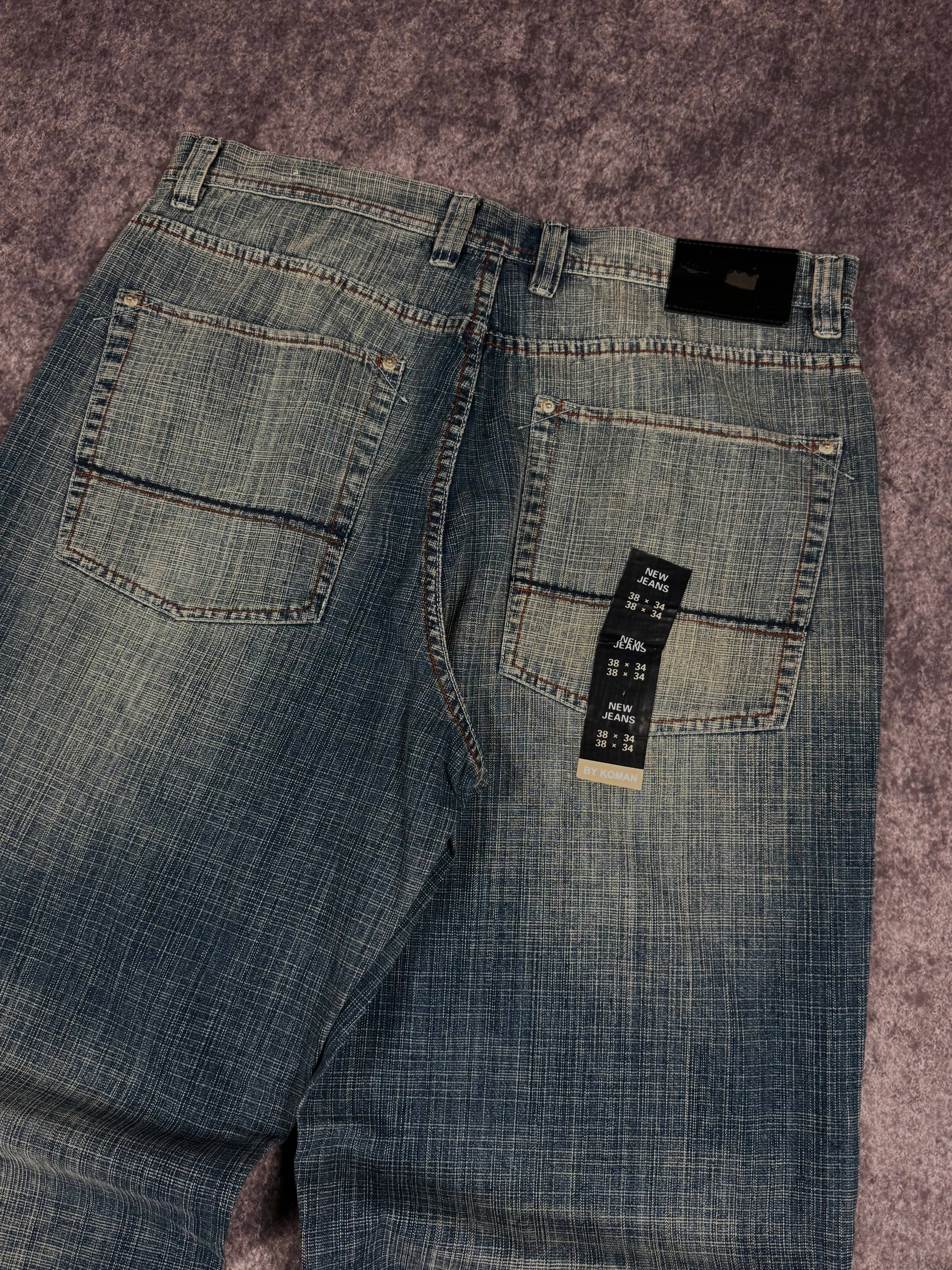 (rare) deadstock 2000s koman jeans (38x32)