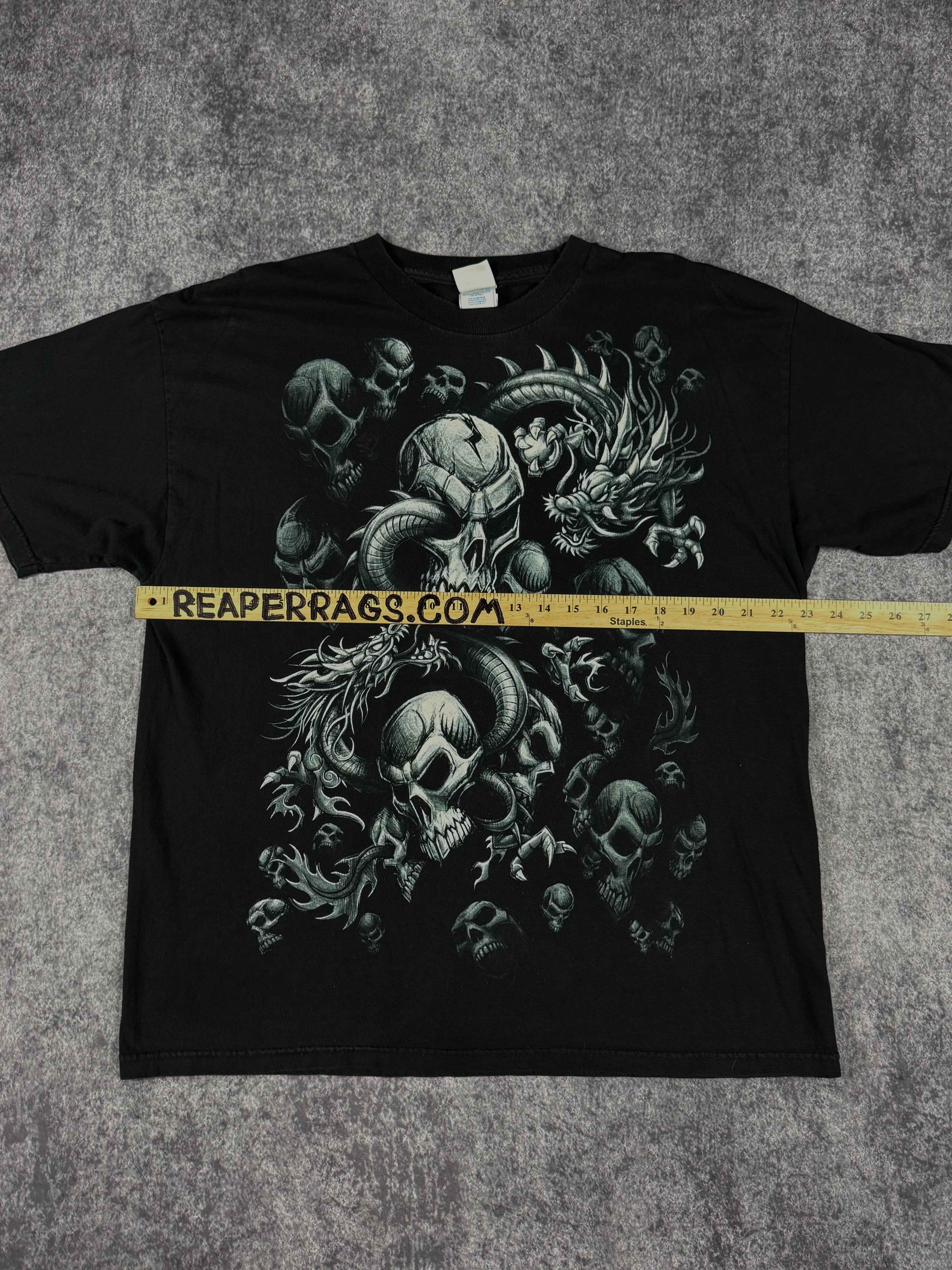 2000s skull shirt (XL)