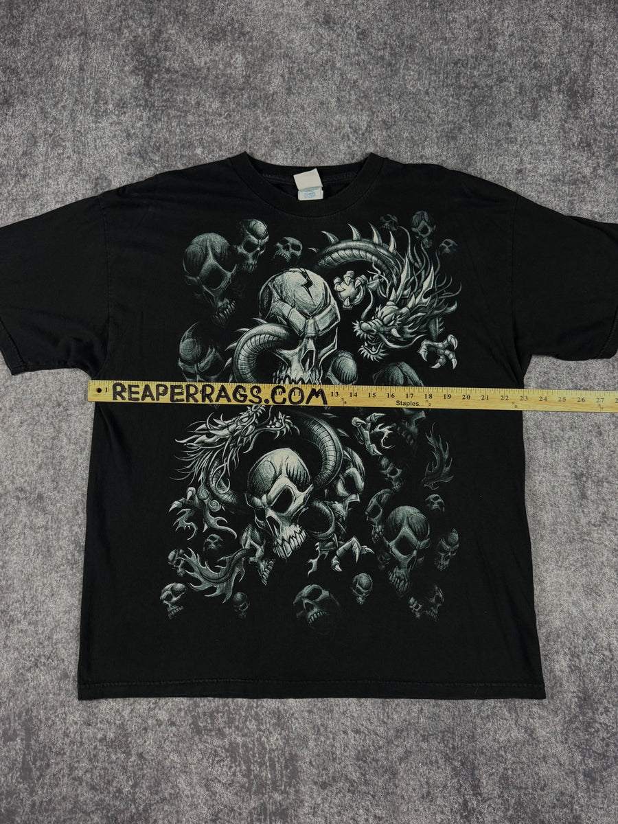 2000s skull shirt (XL)