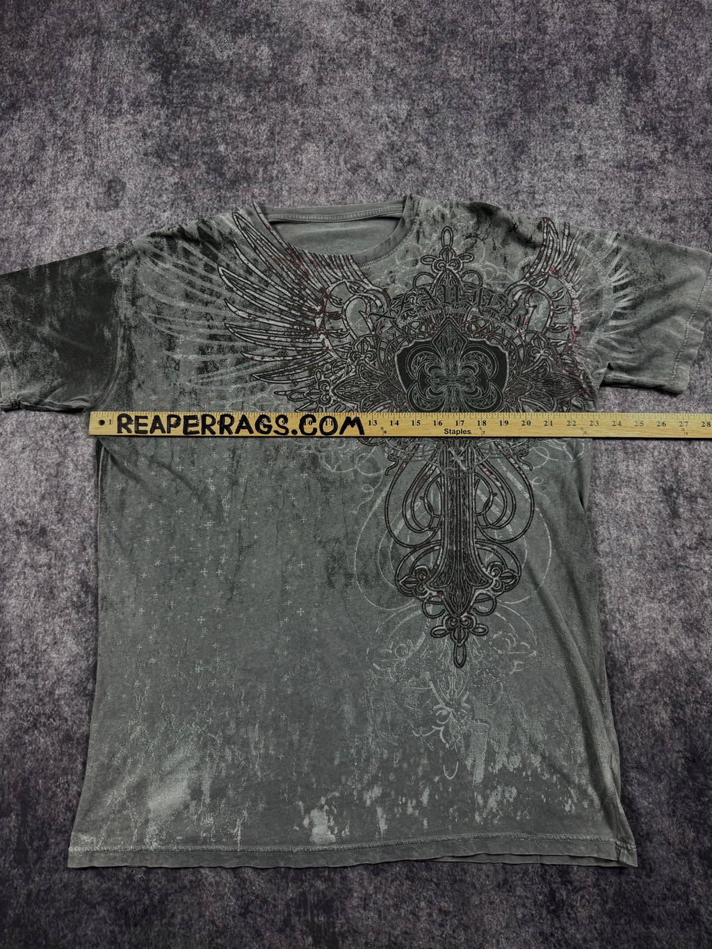 (rare) 2000s xzavier chrome shirt (XL)