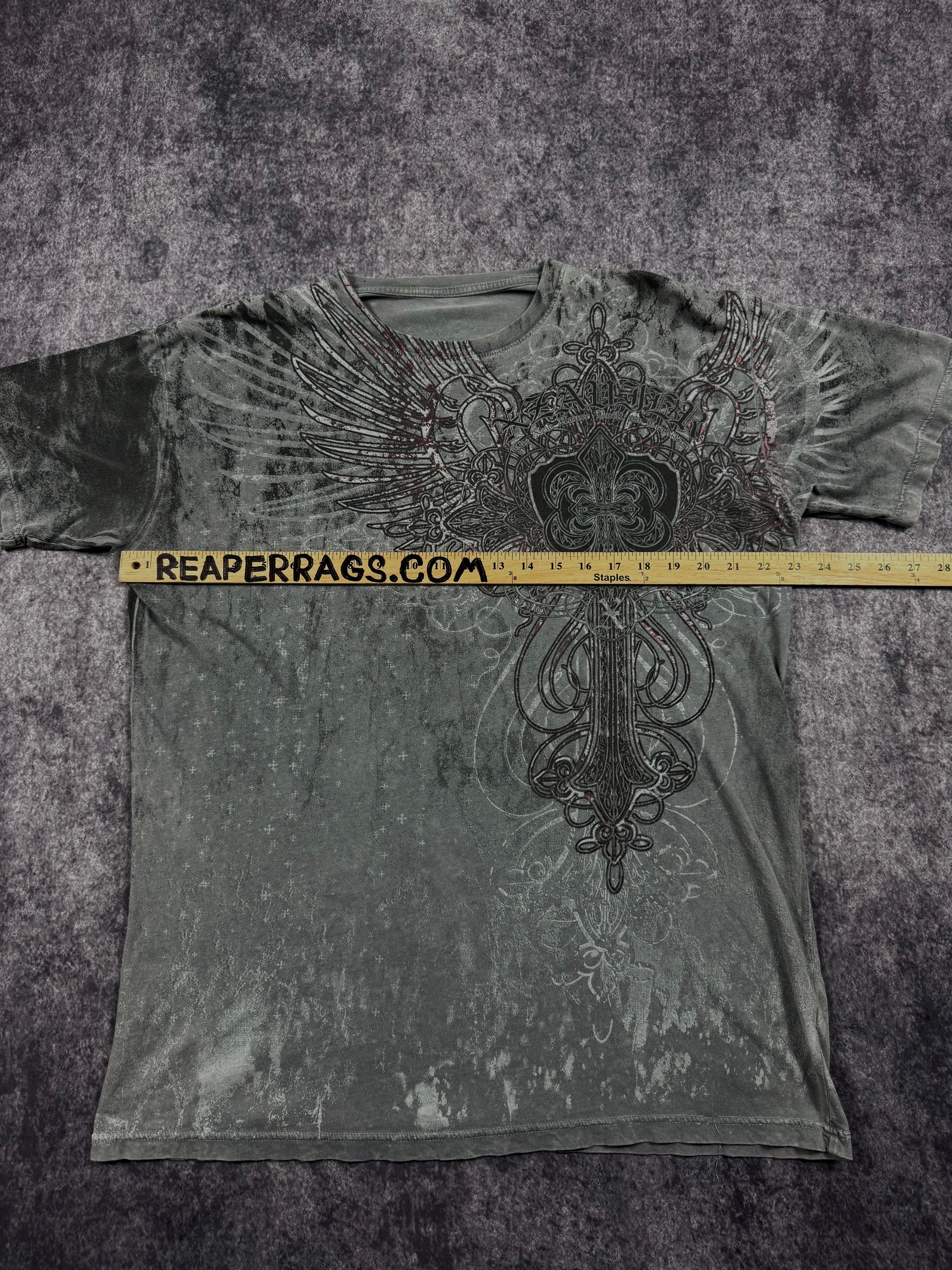 (rare) 2000s xzavier chrome shirt (XL)