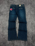 (rare) deadstock 2000s apple bottoms rhinestone jeans (28x27)