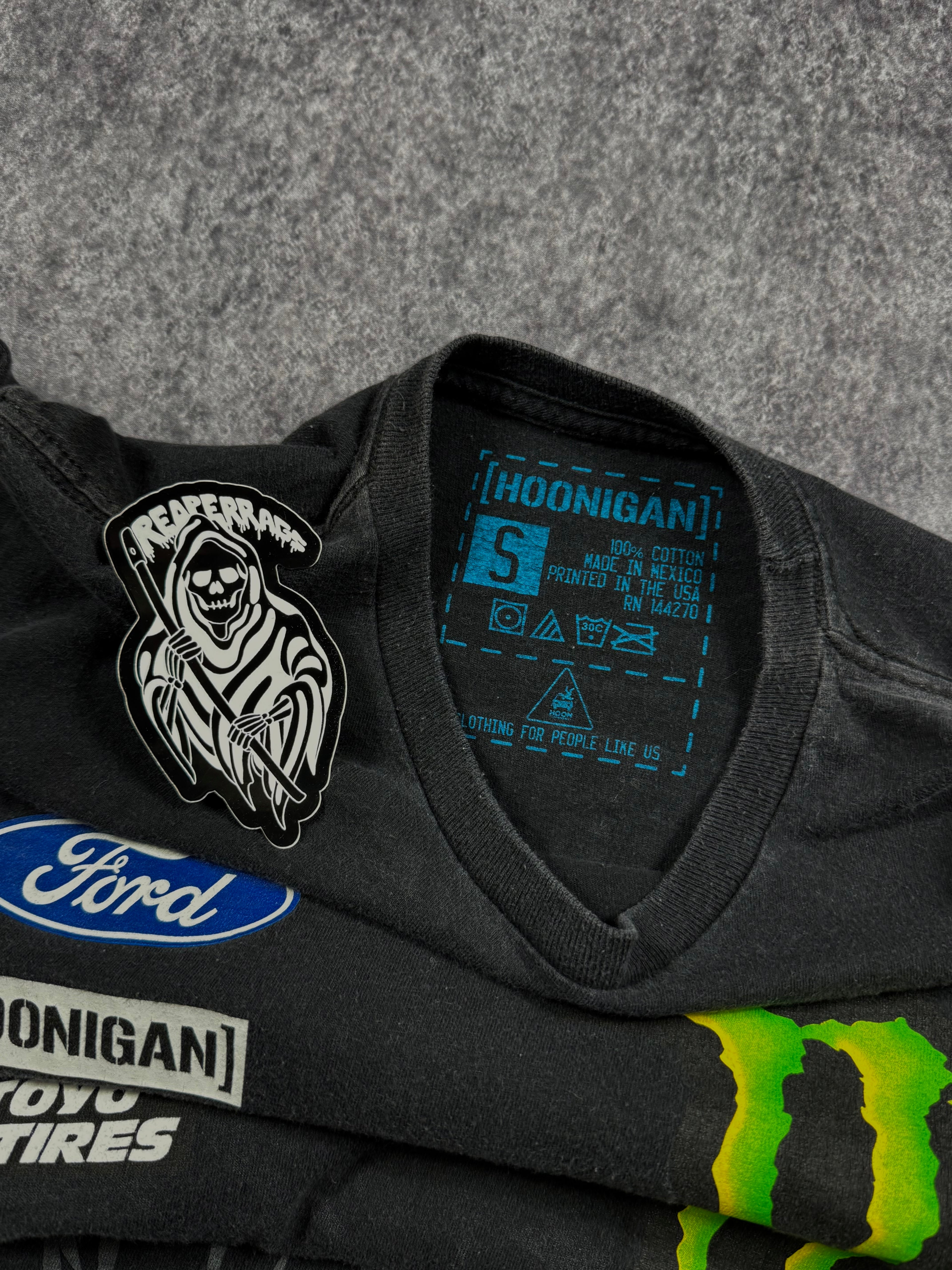 (rare) 2000s Hoonigan x Monster Energy Shirt (S)