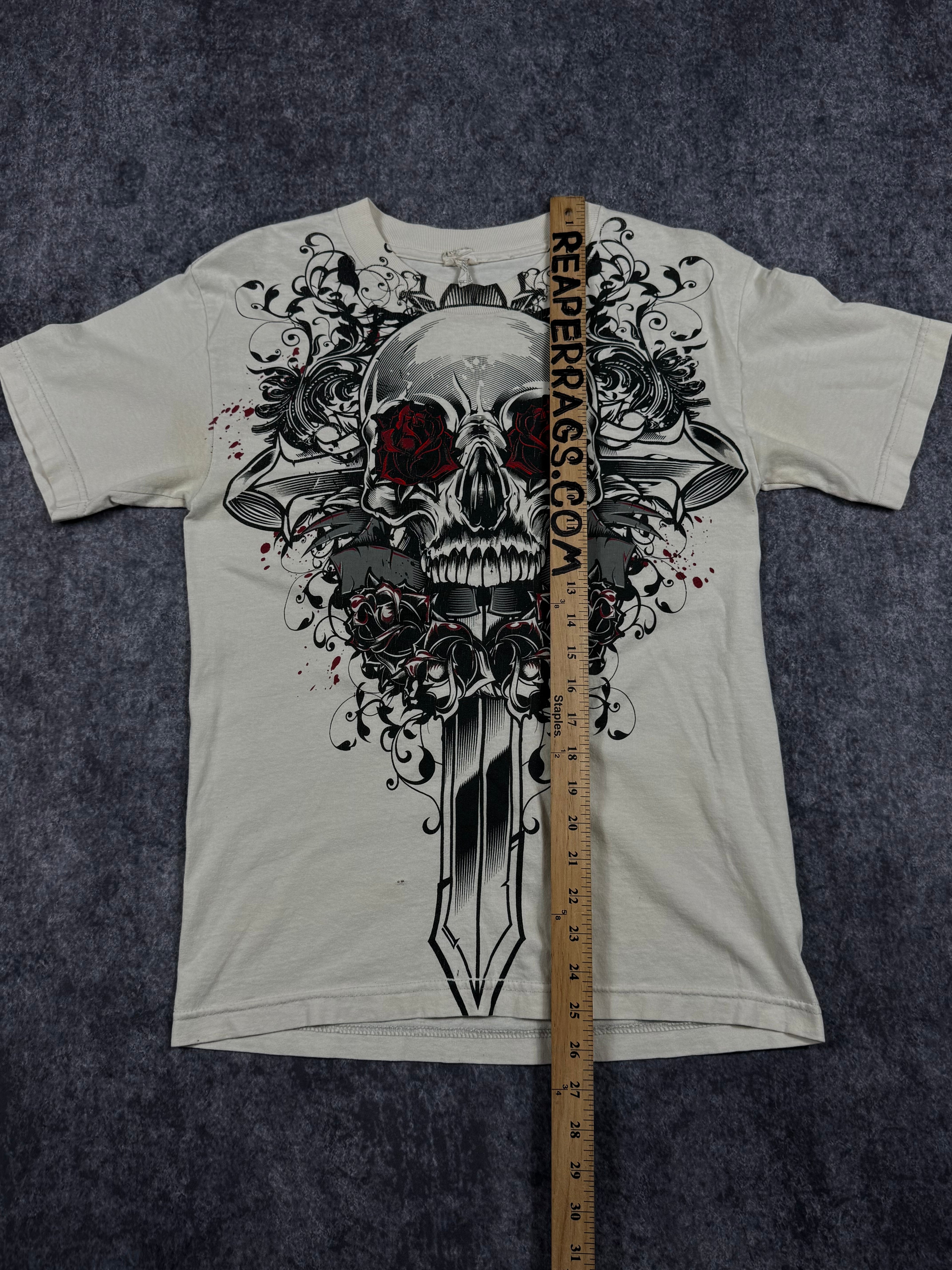 2000s skull shirt (S)