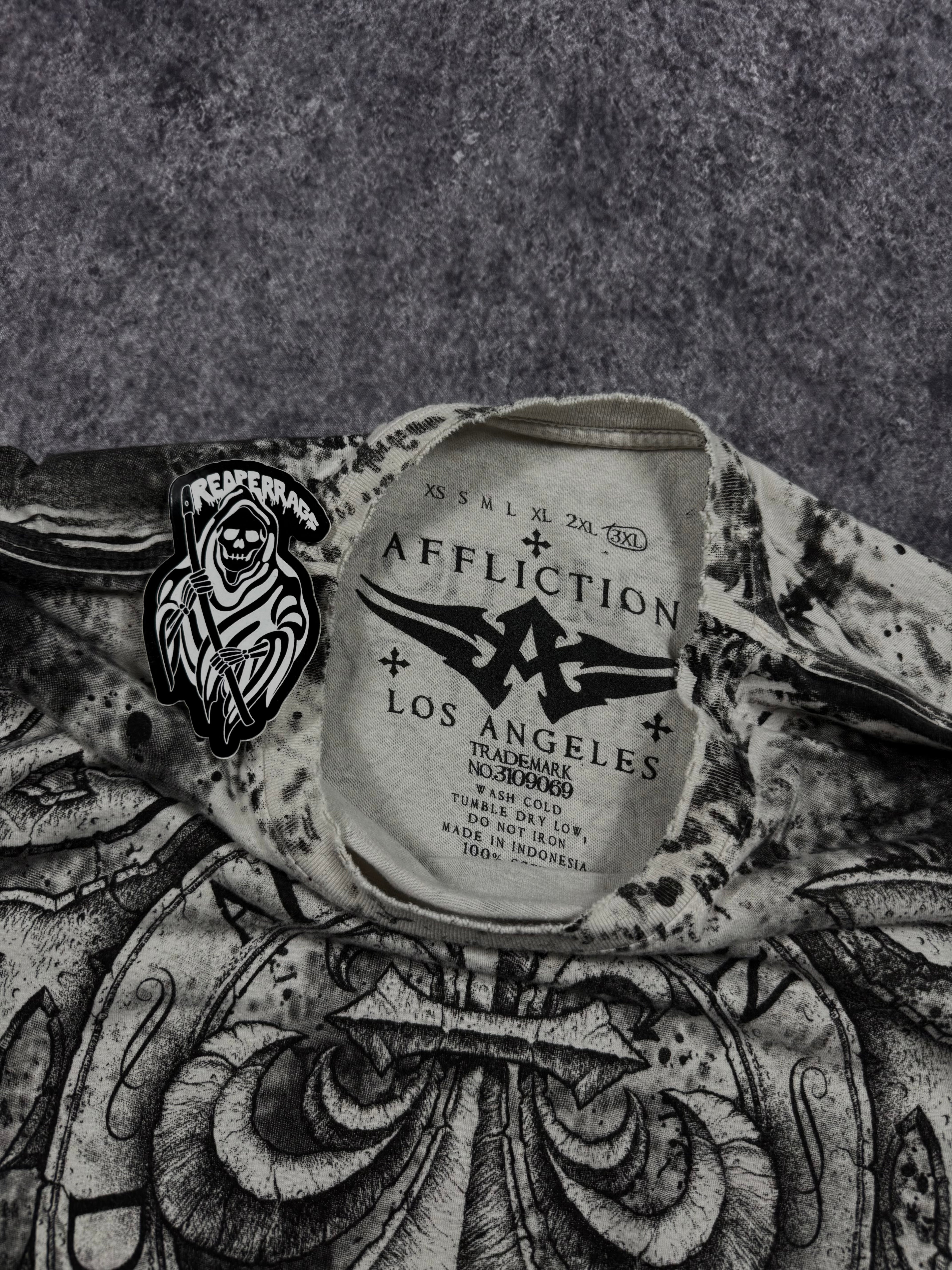 (rare) 2000s affliction x fedor shirt (XL)