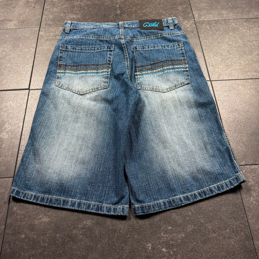 Y2K Baggy Skater Jorts (34)