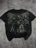 (rare) 2000s throwdown x affliction shirt (XL)