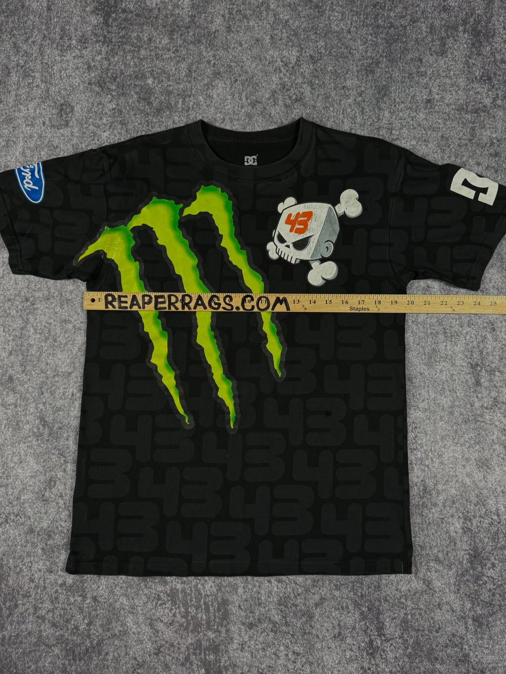(rare) 2000s monster energy x dc shoes x ken block shirt (M)