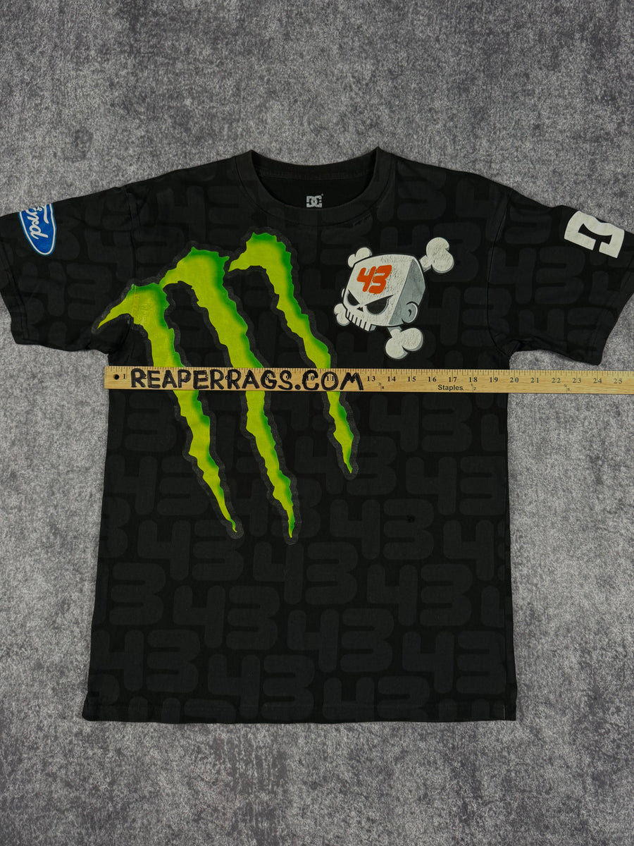 (rare) 2000s monster energy x dc shoes x ken block shirt (M)