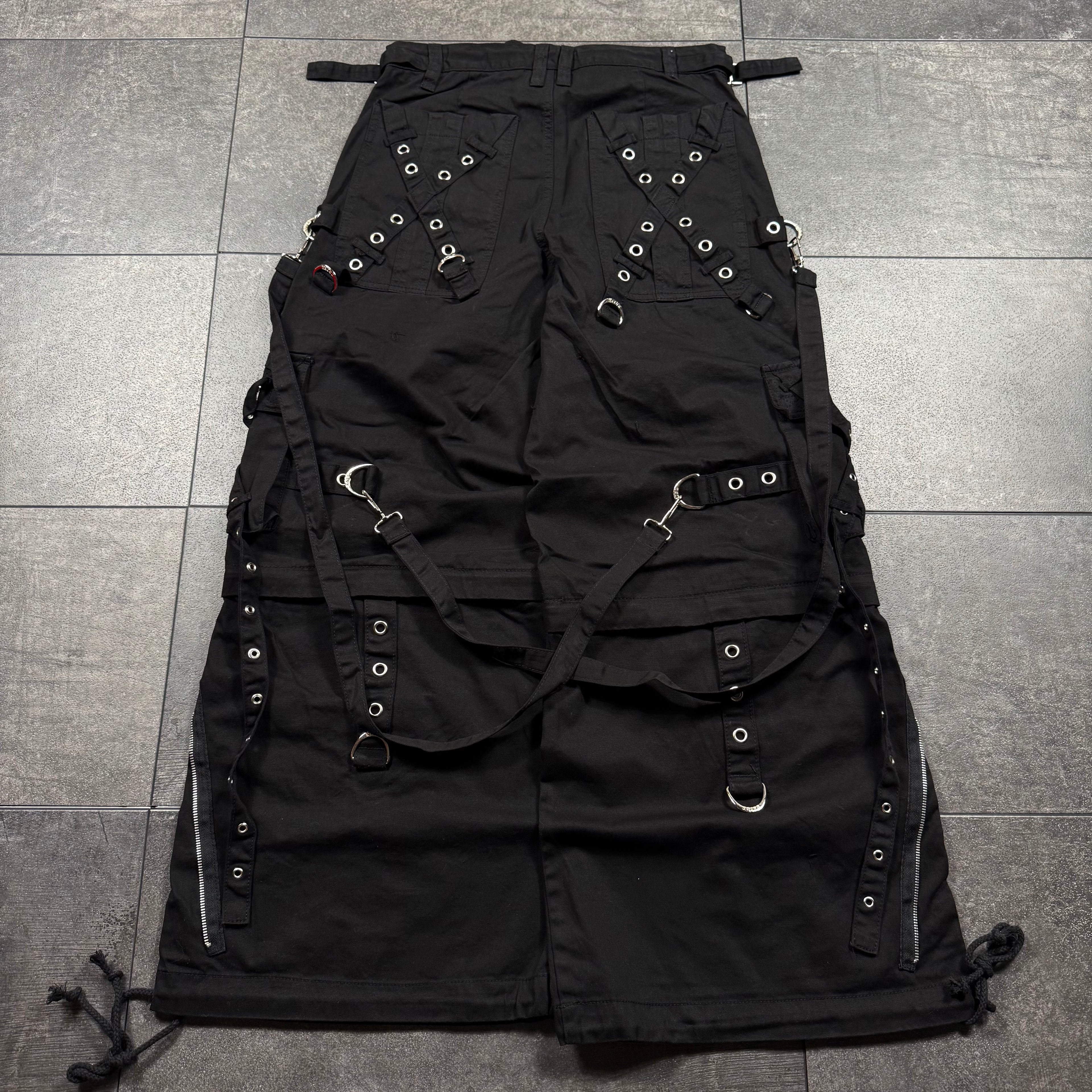 NWT 2000s Tripp NYC X-Strap Zip-Off Pant